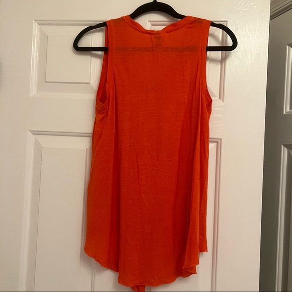 Universal Thread Tank with Tie in Tangerine color - Picture 2 of 3